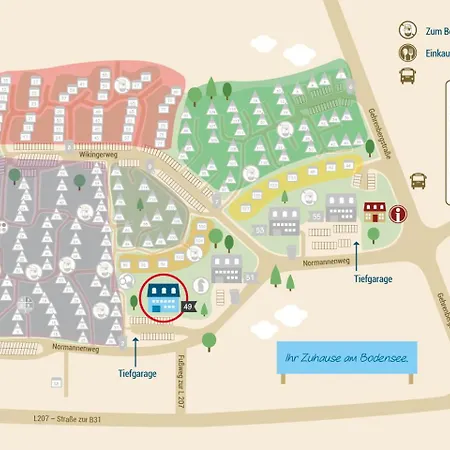 Ferienwohnpark Maisonette-wohnung 49 50 Apartman Immenstaad am Bodensee